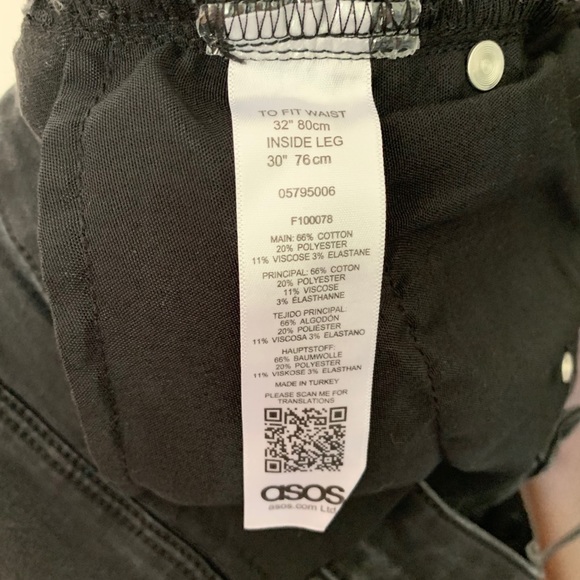 ASOS Men's Black Jeans 32/30 - Picture 8 of 10